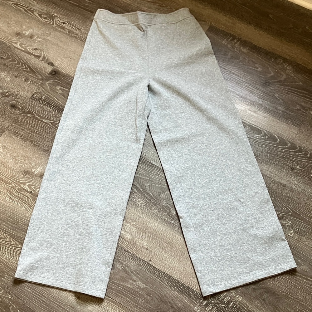Mango gray wide-leg sweatpants
